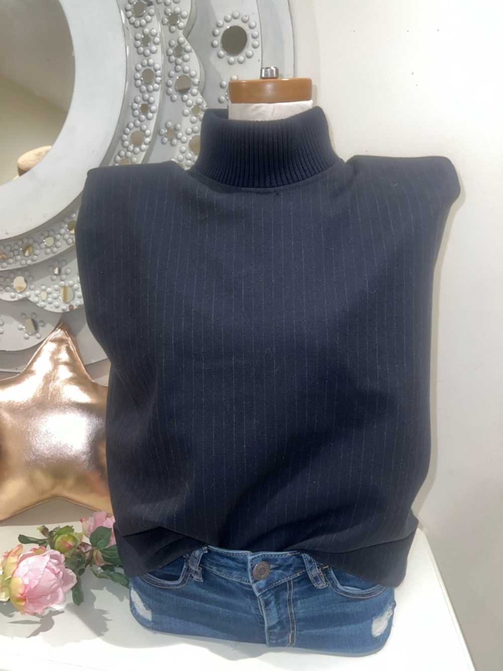 Zara Top 💄💋Sleeveless Turtleneck